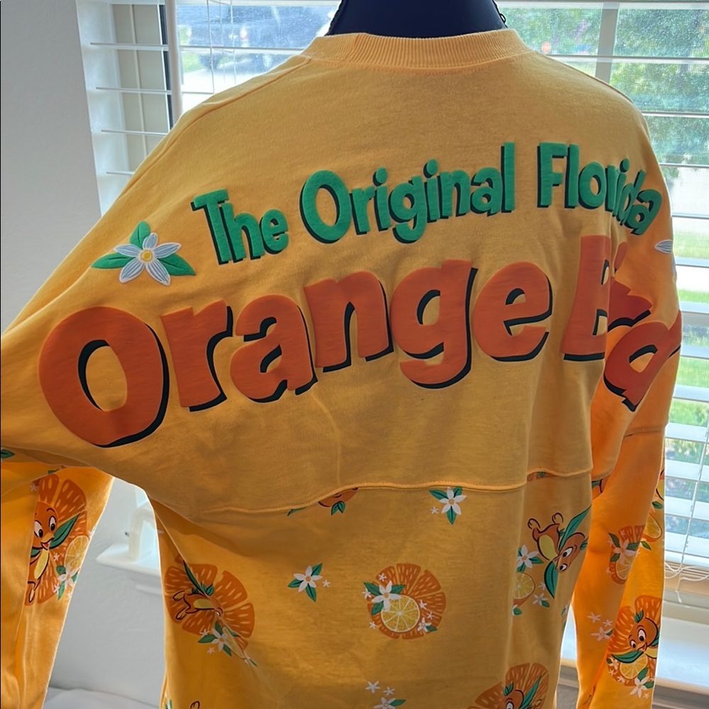 ✨Disney Parks Epcot Flower & Garden Festival Orange 🍊 Bird Spirit Jersey S✨ - Picture 8 of 9